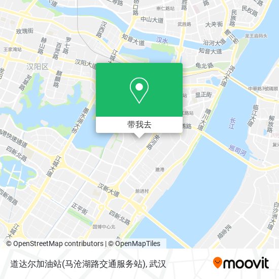 道达尔加油站(马沧湖路交通服务站)地图