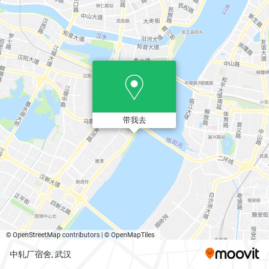 中轧厂宿舍地图