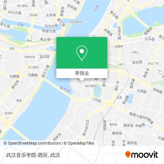 武汉音乐学院-西区地图