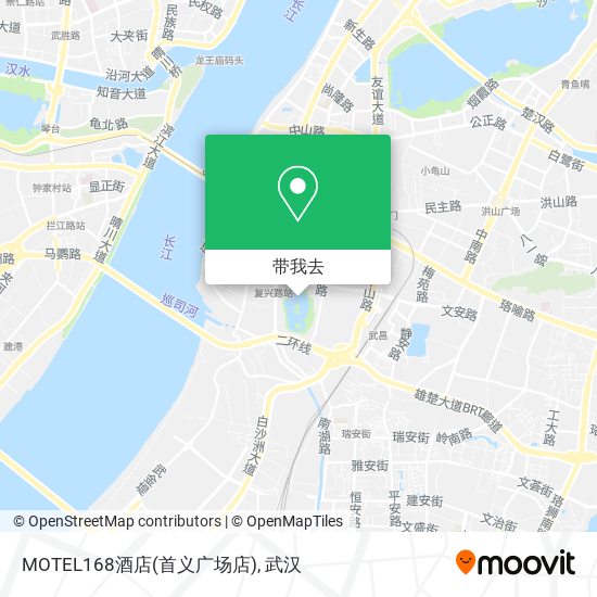 MOTEL168酒店(首义广场店)地图