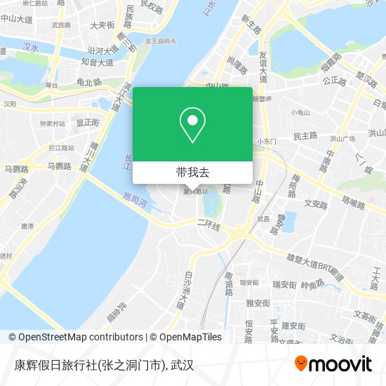 康辉假日旅行社(张之洞门市)地图