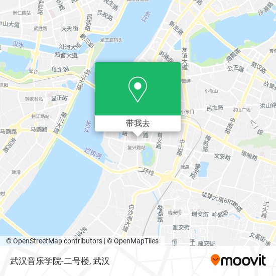 武汉音乐学院-二号楼地图