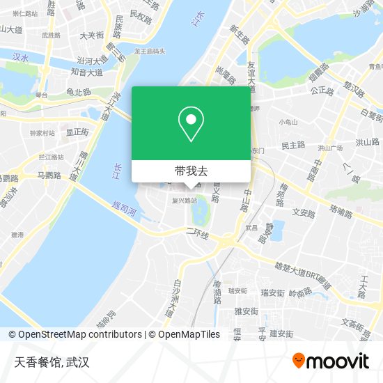 天香餐馆地图
