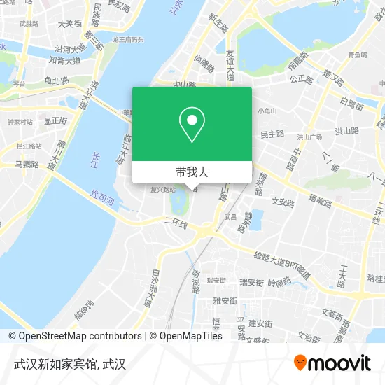 武汉新如家宾馆地图