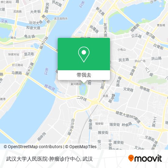 武汉大学人民医院-肿瘤诊疗中心地图
