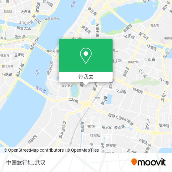 中国旅行社地图
