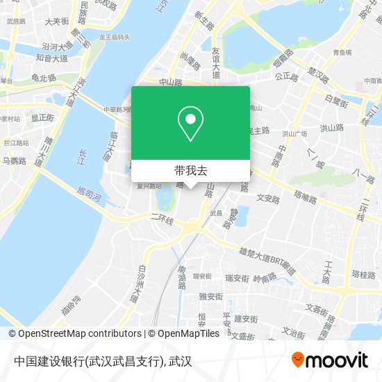 中国建设银行(武汉武昌支行)地图