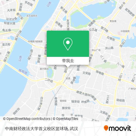 中南财经政法大学首义校区篮球场地图