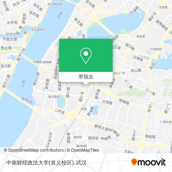 中南财经政法大学(首义校区)地图