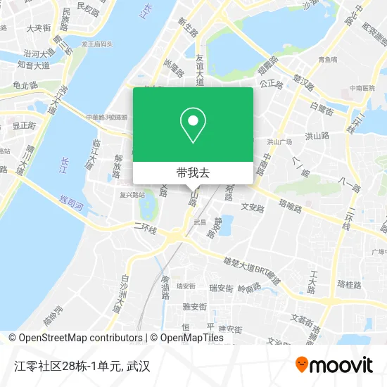 江零社区28栋-1单元地图