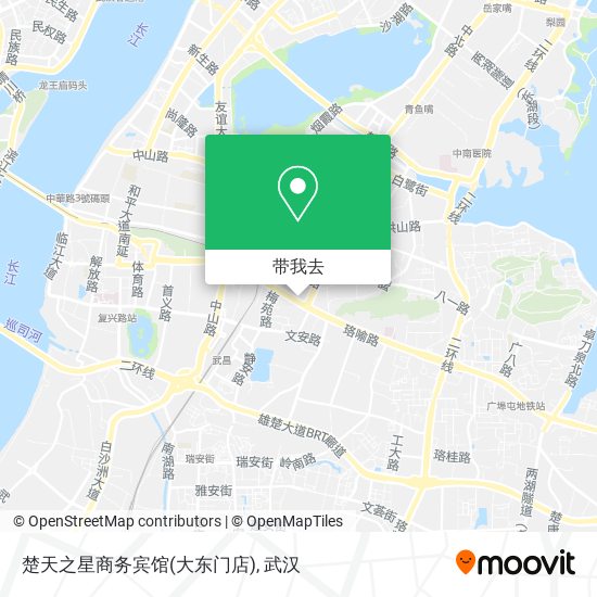 楚天之星商务宾馆(大东门店)地图