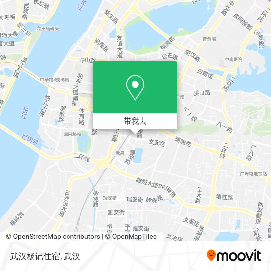 武汉杨记住宿地图