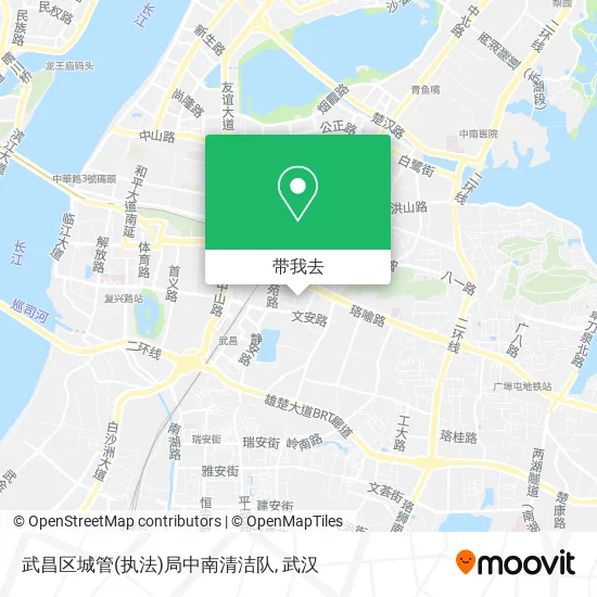 武昌区城管(执法)局中南清洁队地图