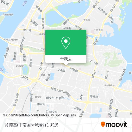 肯德基(中南国际城餐厅)地图