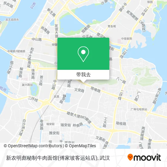 新农明彪秘制牛肉面馆(傅家坡客运站店)地图