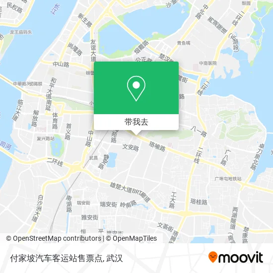 付家坡汽车客运站售票点地图