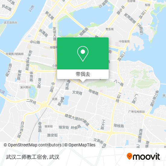 武汉二师教工宿舍地图