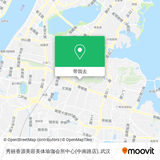 秀丽香源美容美体瑜珈会所中心(中南路店)地图