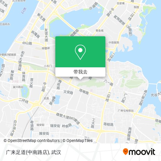 广来足道(中南路店)地图