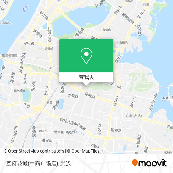 豆府花城(中商广场店)地图