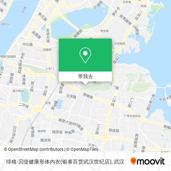 绯格·贝缇健康形体内衣(银泰百货武汉世纪店)地图
