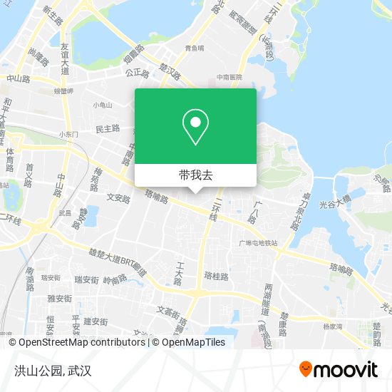 洪山公园地图