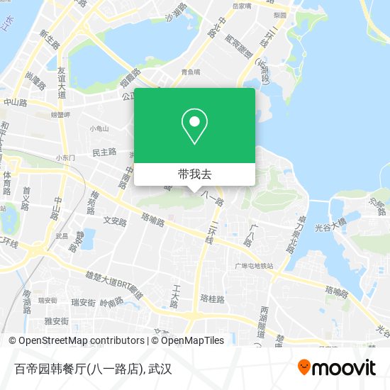 百帝园韩餐厅(八一路店)地图