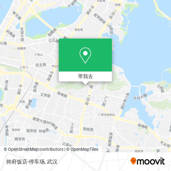 帅府饭店-停车场地图