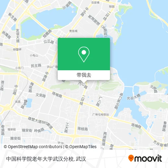 中国科学院老年大学武汉分校地图