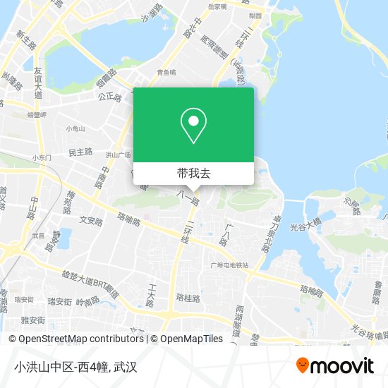 小洪山中区-西4幢地图