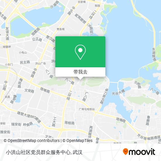 小洪山社区党员群众服务中心地图