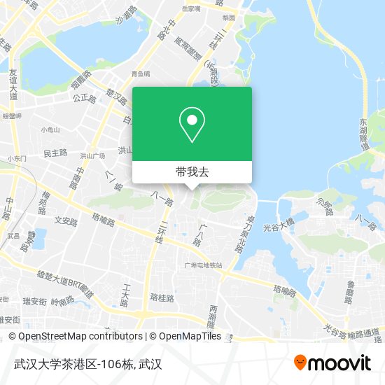 武汉大学茶港区-106栋地图