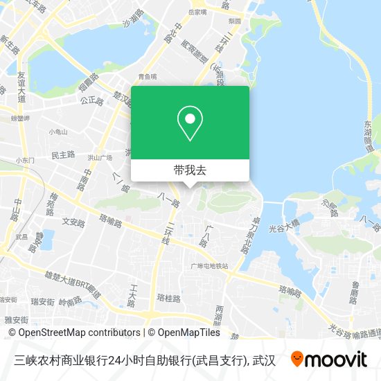 三峡农村商业银行24小时自助银行(武昌支行)地图