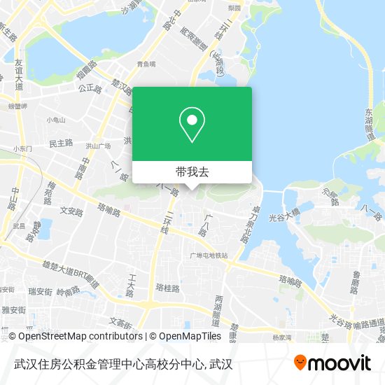 武汉住房公积金管理中心高校分中心地图