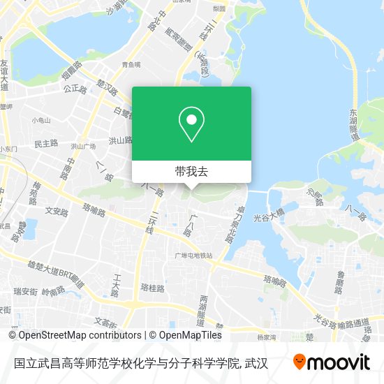 国立武昌高等师范学校化学与分子科学学院地图