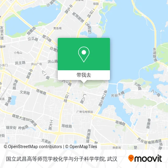 国立武昌高等师范学校化学与分子科学学院地图