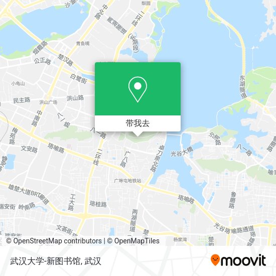 武汉大学-新图书馆地图