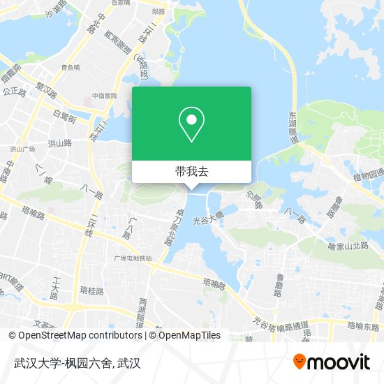 武汉大学-枫园六舍地图
