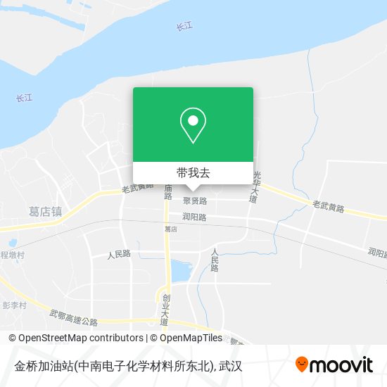 金桥加油站(中南电子化学材料所东北)地图