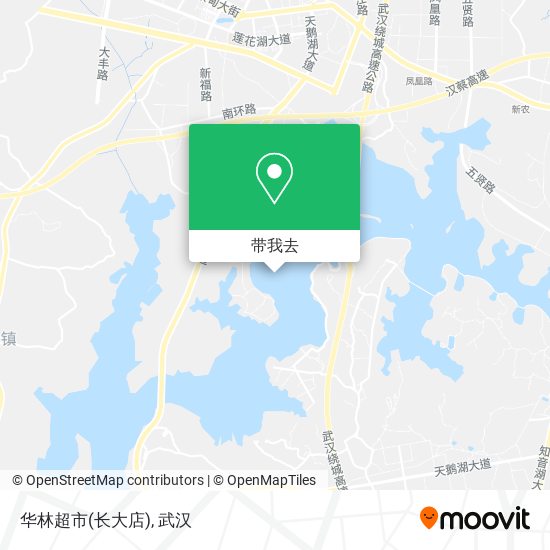 华林超市(长大店)地图