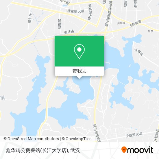 鑫华鸡公煲餐馆(长江大学店)地图