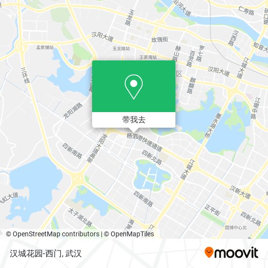汉城花园-西门地图