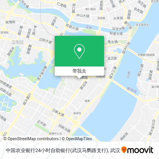中国农业银行24小时自助银行(武汉马鹦路支行)地图