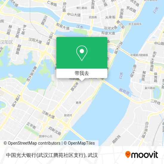 中国光大银行(武汉江腾苑社区支行)地图