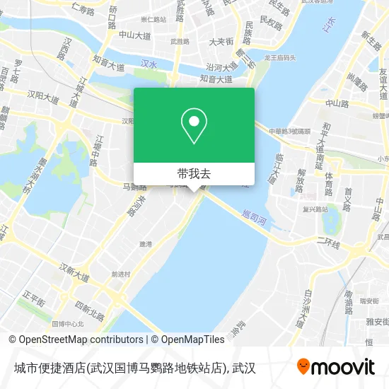 城市便捷酒店(武汉国博马鹦路地铁站店)地图