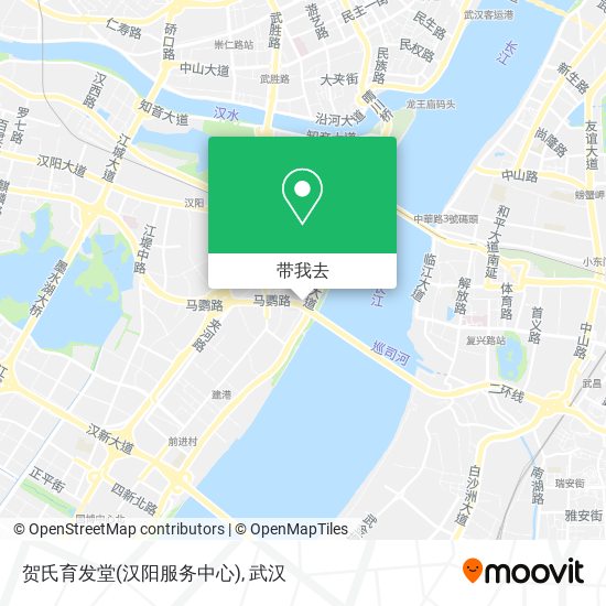 贺氏育发堂(汉阳服务中心)地图