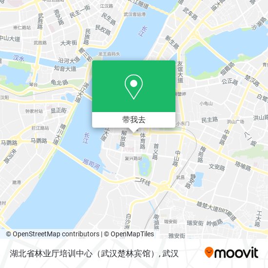 湖北省林业厅培训中心（武汉楚林宾馆）地图