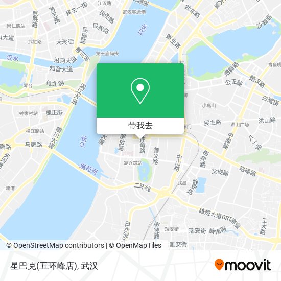 星巴克(五环峰店)地图