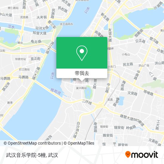 武汉音乐学院-5幢地图