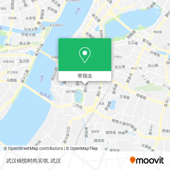 武汉锦悦时尚宾馆地图